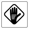 silicone palm print