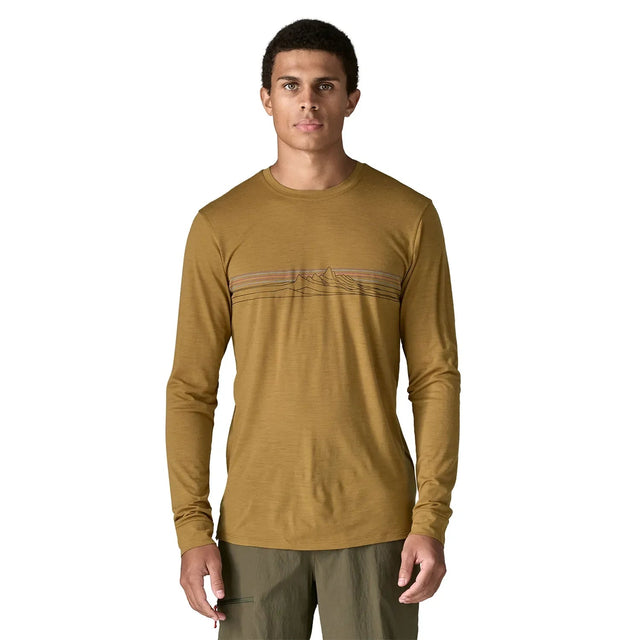 Bluza Barbati Patagonia M Cap Cool Merino Blend Graphic Bluza Barbati Patagonia M Cap Cool Merino Blend Graphic