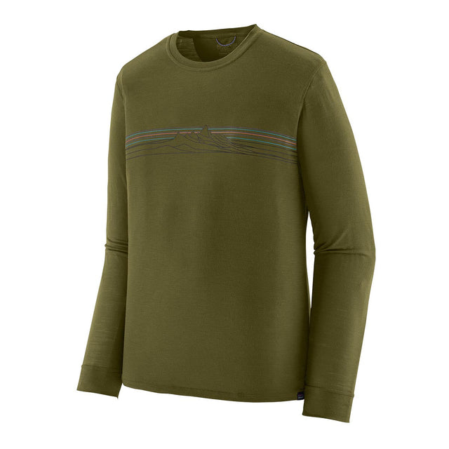 Bluza Barbati Patagonia M Cap Cool Merino Blend Graphic Bluza Barbati Patagonia M Cap Cool Merino Blend Graphic