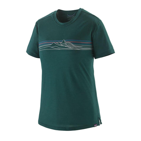 Tricou Femei Patagonia W Cap Cool Merino Blend Graphic   Tricou Femei Patagonia W Cap Cool Merino Blend Graphic