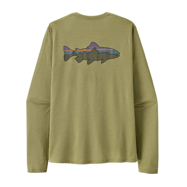 Bluza Barbati Patagonia M Capilene Cool Sun Fitz Roy Trout Bluza Barbati Patagonia M Capilene Cool Sun Fitz Roy Trout