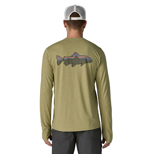 Bluza Barbati Patagonia M Capilene Cool Sun Fitz Roy Trout Bluza Barbati Patagonia M Capilene Cool Sun Fitz Roy Trout