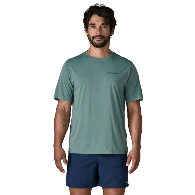 Tricou Barbati Patagonia M Capilene Cool Daily Boardshort Logo Tricou Barbati Patagonia M Capilene Cool Daily Boardshort Logo