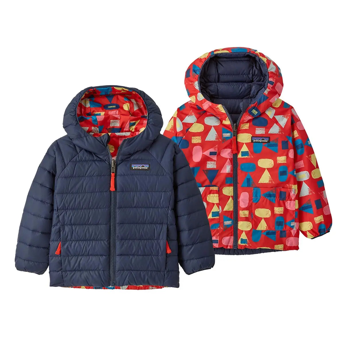 Geaca Copii Patagonia Baby Reversible Down Sweater Hoody Geaca Copii Patagonia Baby Reversible Down Sweater Hoody
