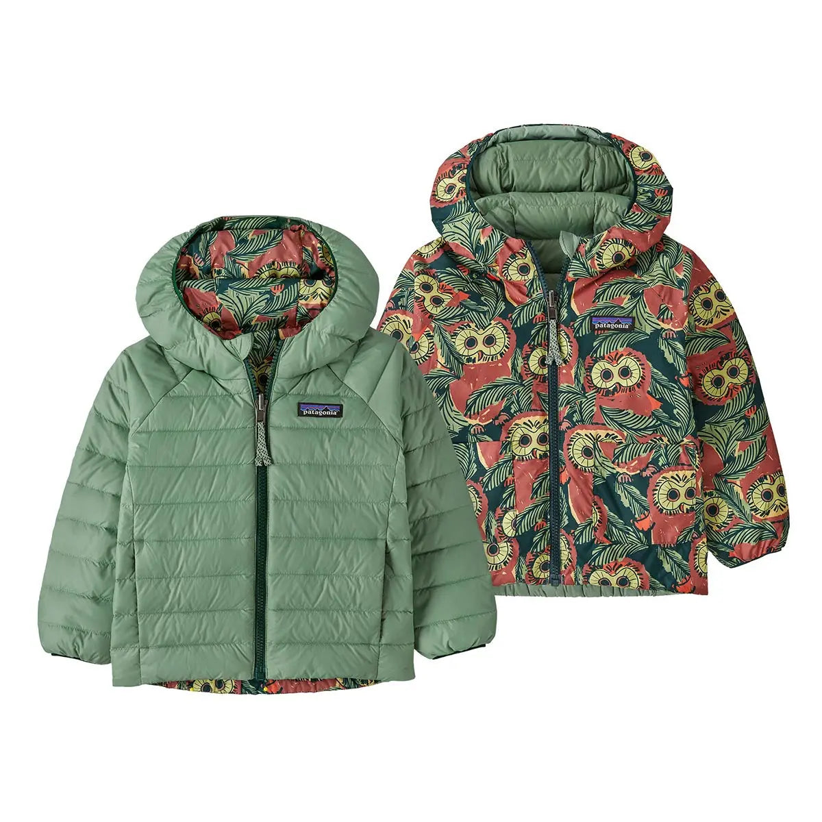 Geaca Copii Patagonia Baby Reversible Down Sweater Hoody Geaca Copii Patagonia Baby Reversible Down Sweater Hoody