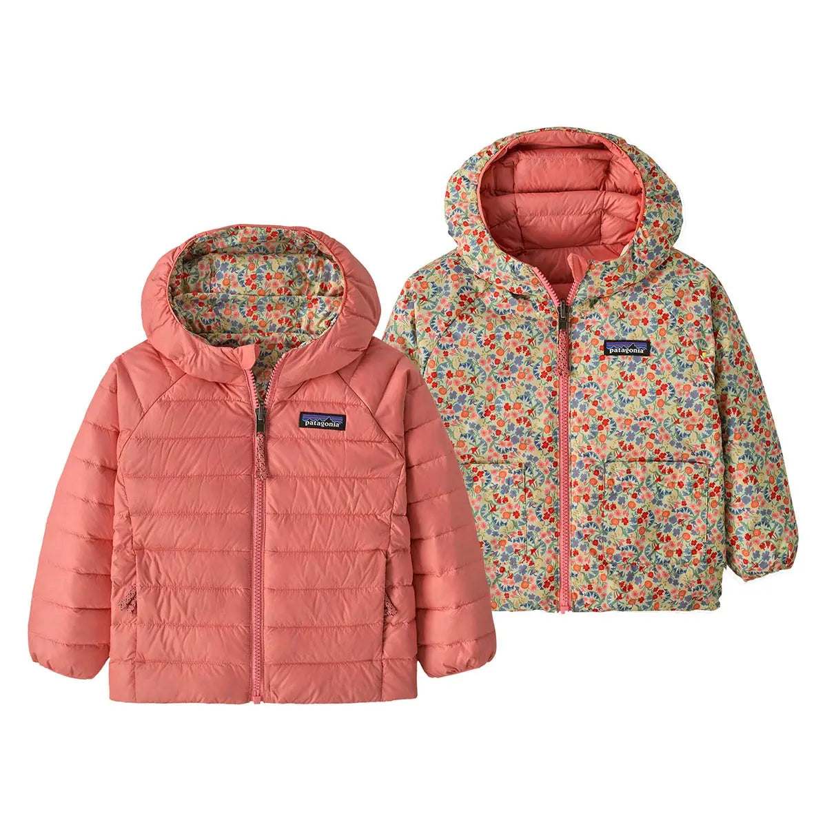 Geaca Copii Patagonia Baby Reversible Down Sweater Hoody Geaca Copii Patagonia Baby Reversible Down Sweater Hoody