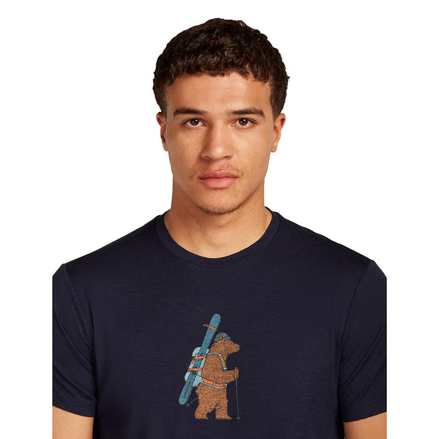 Tricou Barbati Icebreaker M Merino 150 Tech Lite Bear Tour Tricou Barbati Icebreaker M Merino 150 Tech Lite Bear Tour