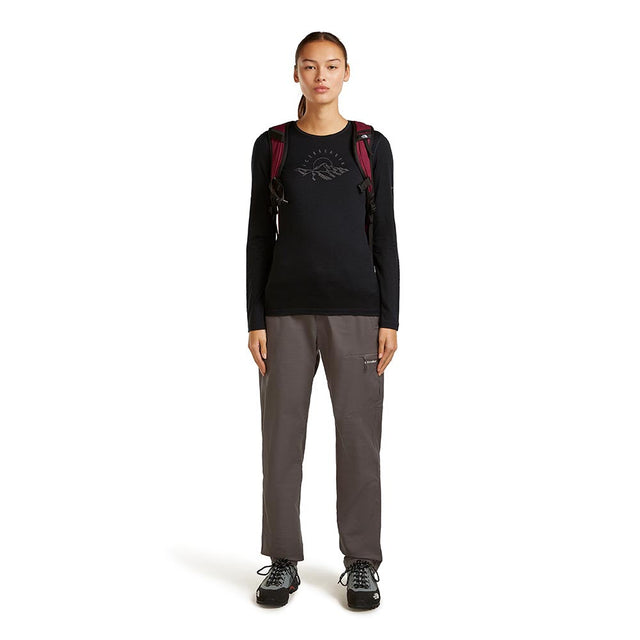 Bluza Termica Dama Icebreaker W Merino 200 Oasis Sunrise Summit Crew Bluza Termica Dama Icebreaker W Merino 200 Oasis Sunrise Summit Crew
