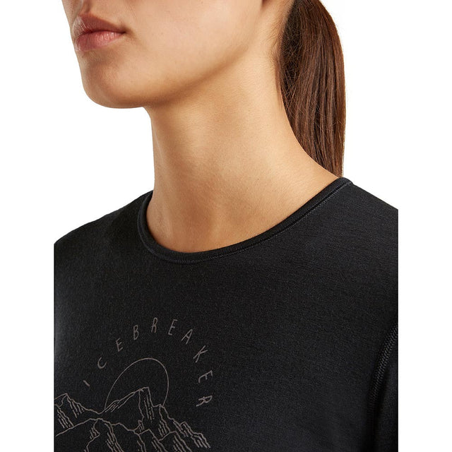 Bluza Termica Dama Icebreaker W Merino 200 Oasis Sunrise Summit Crew Bluza Termica Dama Icebreaker W Merino 200 Oasis Sunrise Summit Crew