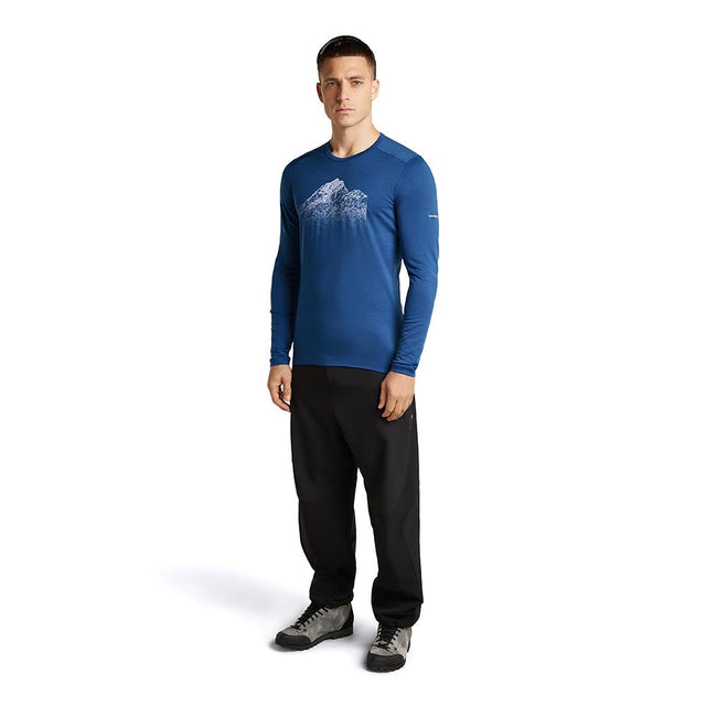 Bluza Termica Barbati Icebreaker M Merino 200 Oasis Rising Light Crew Bluza Termica Barbati Icebreaker M Merino 200 Oasis Rising Light Crew