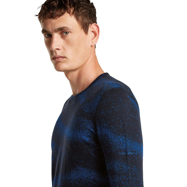 Bluza Termica Barbati Icebreaker M Merino 260 Oasis Vertex Chillwave Crew Bluza Termica Barbati Icebreaker M Merino 260 Oasis Vertex Chillwave Crew