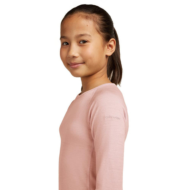 Bluza Termica Copii Icebreaker K Merino 200 Oasis Crew Bluza Termica Copii Icebreaker K Merino 200 Oasis Crew