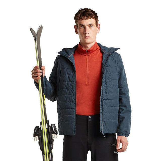 Bluza Termica Barbati Icebreaker M Merino 260 Oasis Half Zip Bluza Termica Barbati Icebreaker M Merino 260 Oasis Half Zip