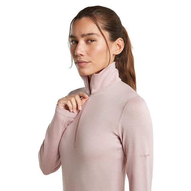 Bluza Termica Dama Icebreaker W Merino 260 Oasis Half Zip Bluza Termica Dama Icebreaker W Merino 260 Oasis Half Zip