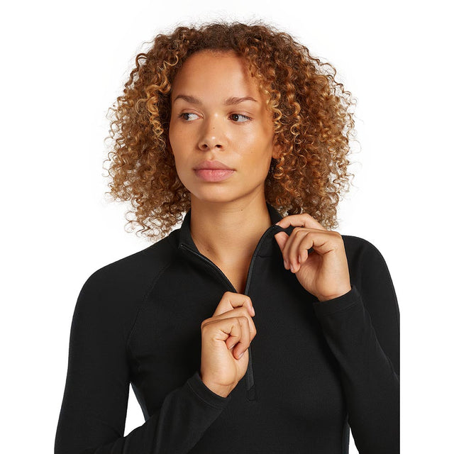 Bluza Termica Dama Icebreaker W 300 Merino Fine Polar Half Zip Bluza Termica Dama Icebreaker W 300 Merino Fine Polar Half Zip