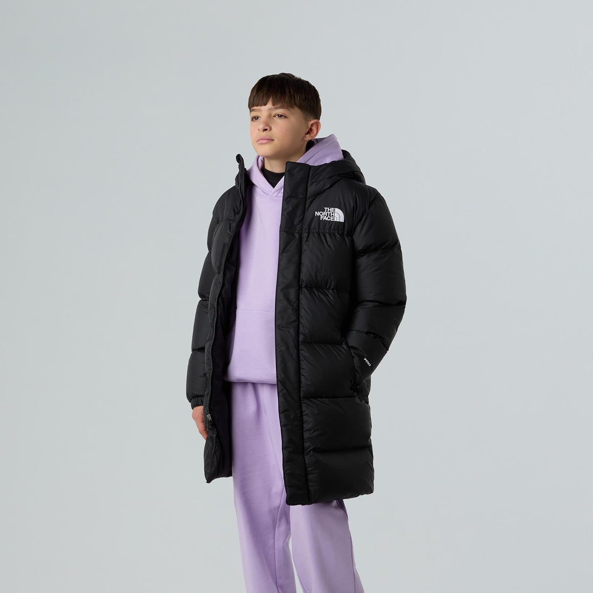 Geaca Adolescenti The North Face Teen Nuptse Long Parka Geaca Adolescenti The North Face Teen Nuptse Long Parka