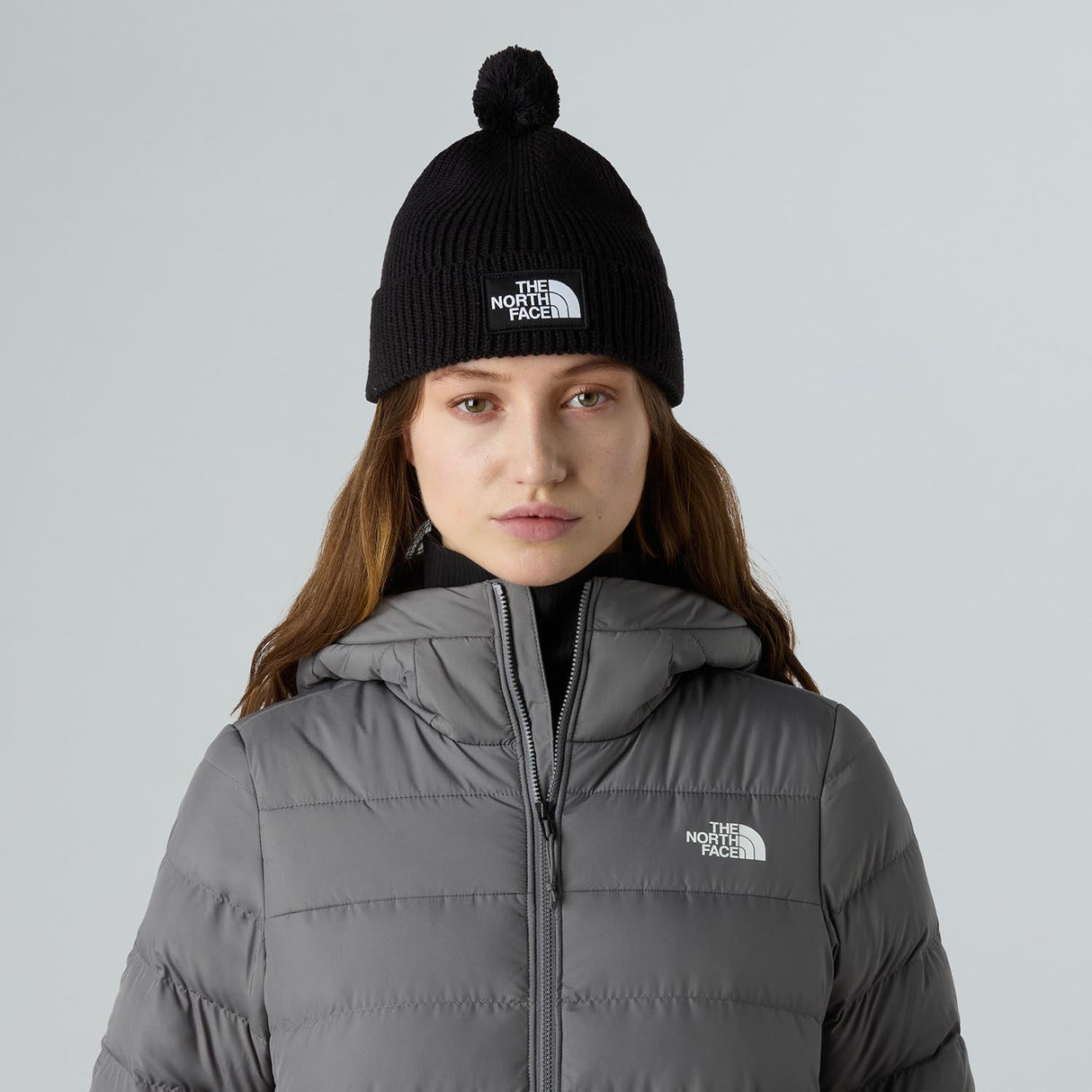 Caciula Barbati The North Face Tnf Logo Box Pom Caciula Barbati The North Face Tnf Logo Box Pom