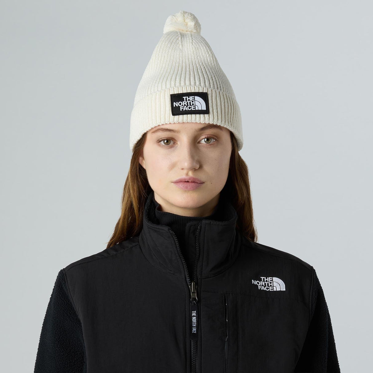 Caciula Barbati The North Face Tnf Logo Box Pom Caciula Barbati The North Face Tnf Logo Box Pom