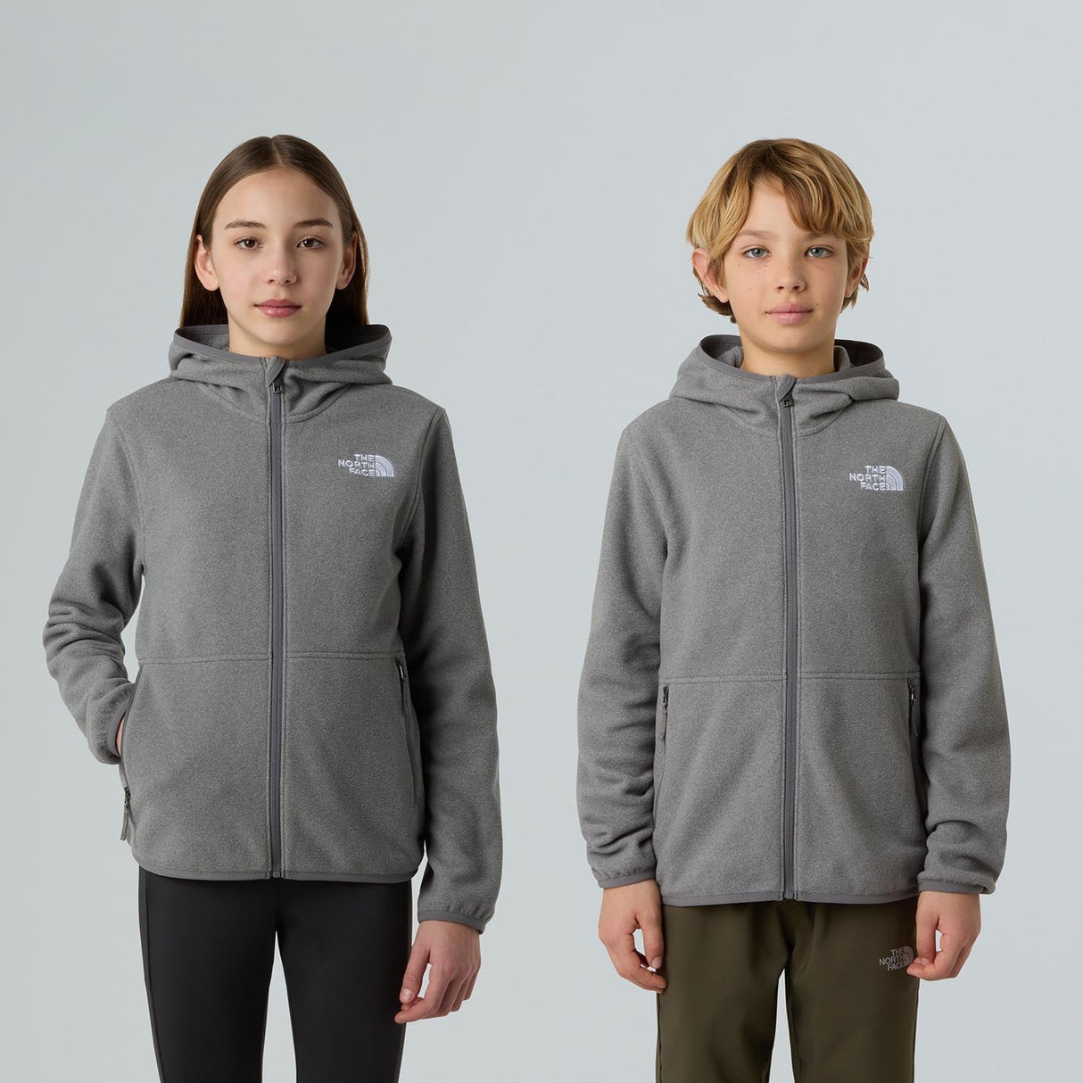 Polar Copii The North Face Teen Glacier Fz Hoodie Polar Copii The North Face Teen Glacier Fz Hoodie