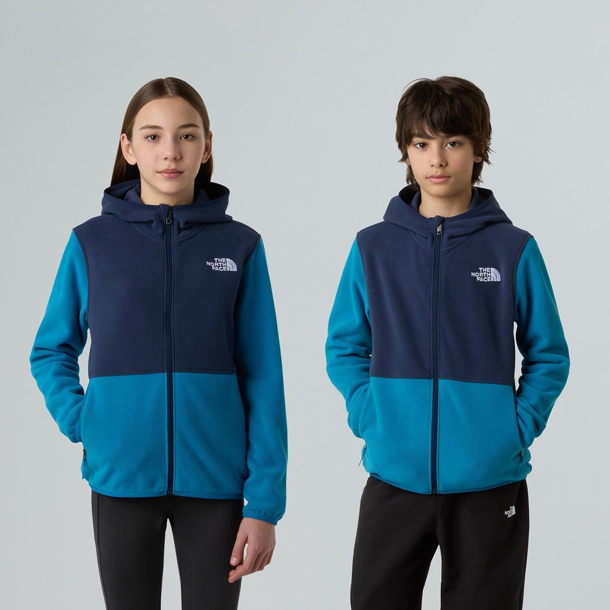 Polar Copii The North Face Teen Glacier Fz Hoodie Polar Copii The North Face Teen Glacier Fz Hoodie