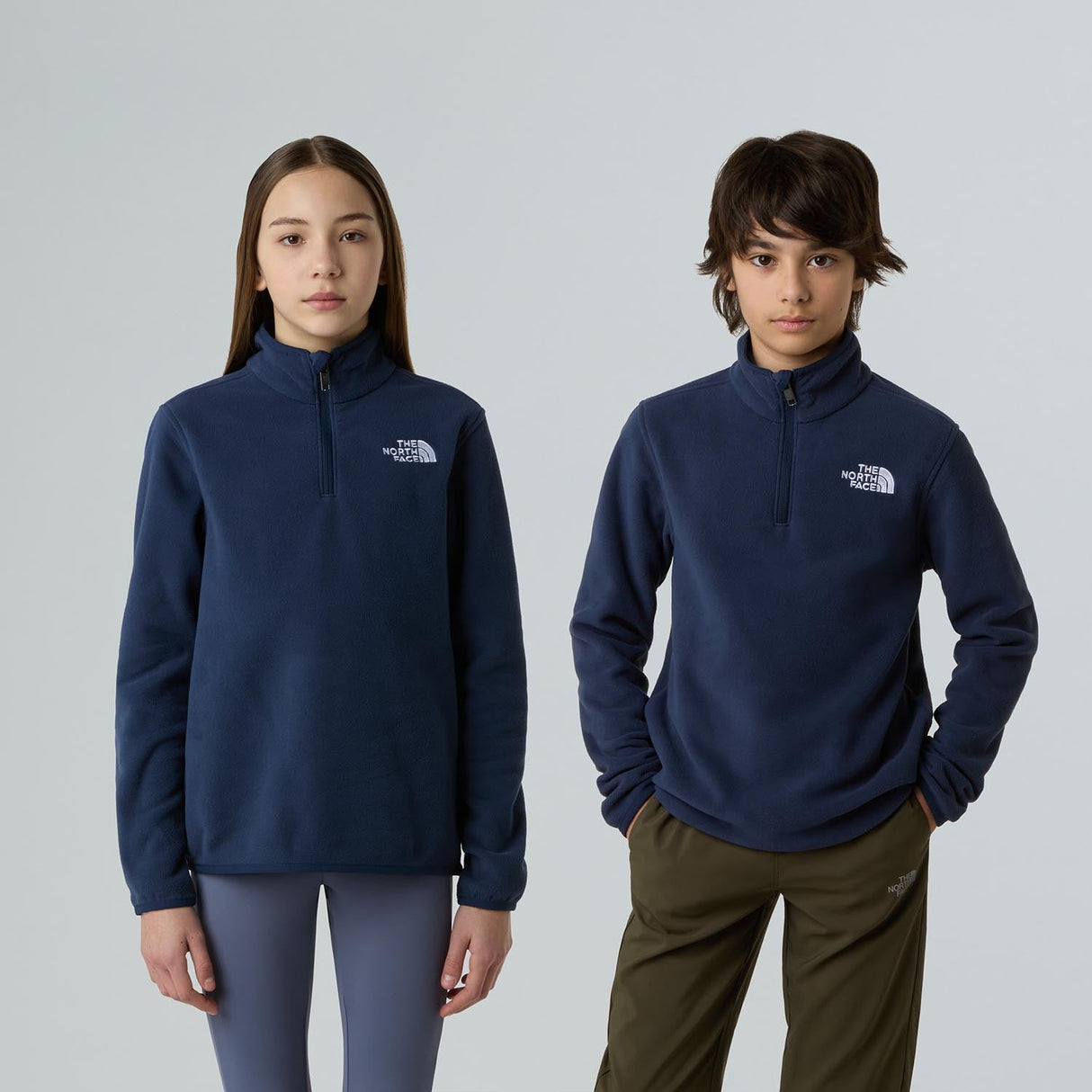Polar Copii The North Face Teen Glacier 1/4 Zip Polar Copii The North Face Teen Glacier 1/4 Zip
