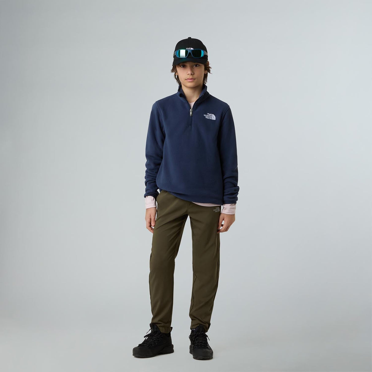 Polar Copii The North Face Teen Glacier 1/4 Zip   Polar Copii The North Face Teen Glacier 1/4 Zip