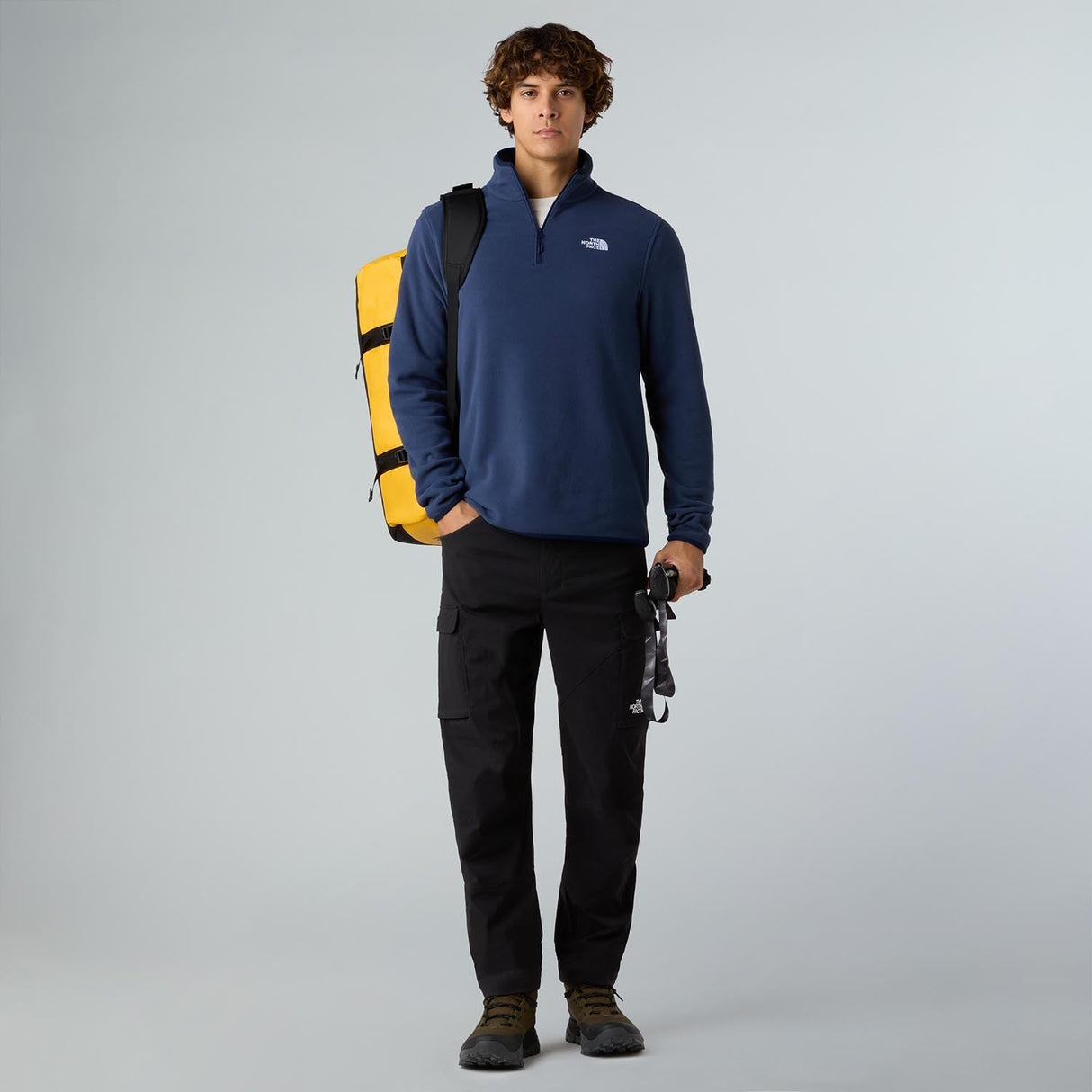 Polar Barbati The North Face M Glacier Fleece 1/4 Zip   Polar Barbati The North Face M Glacier Fleece 1/4 Zip