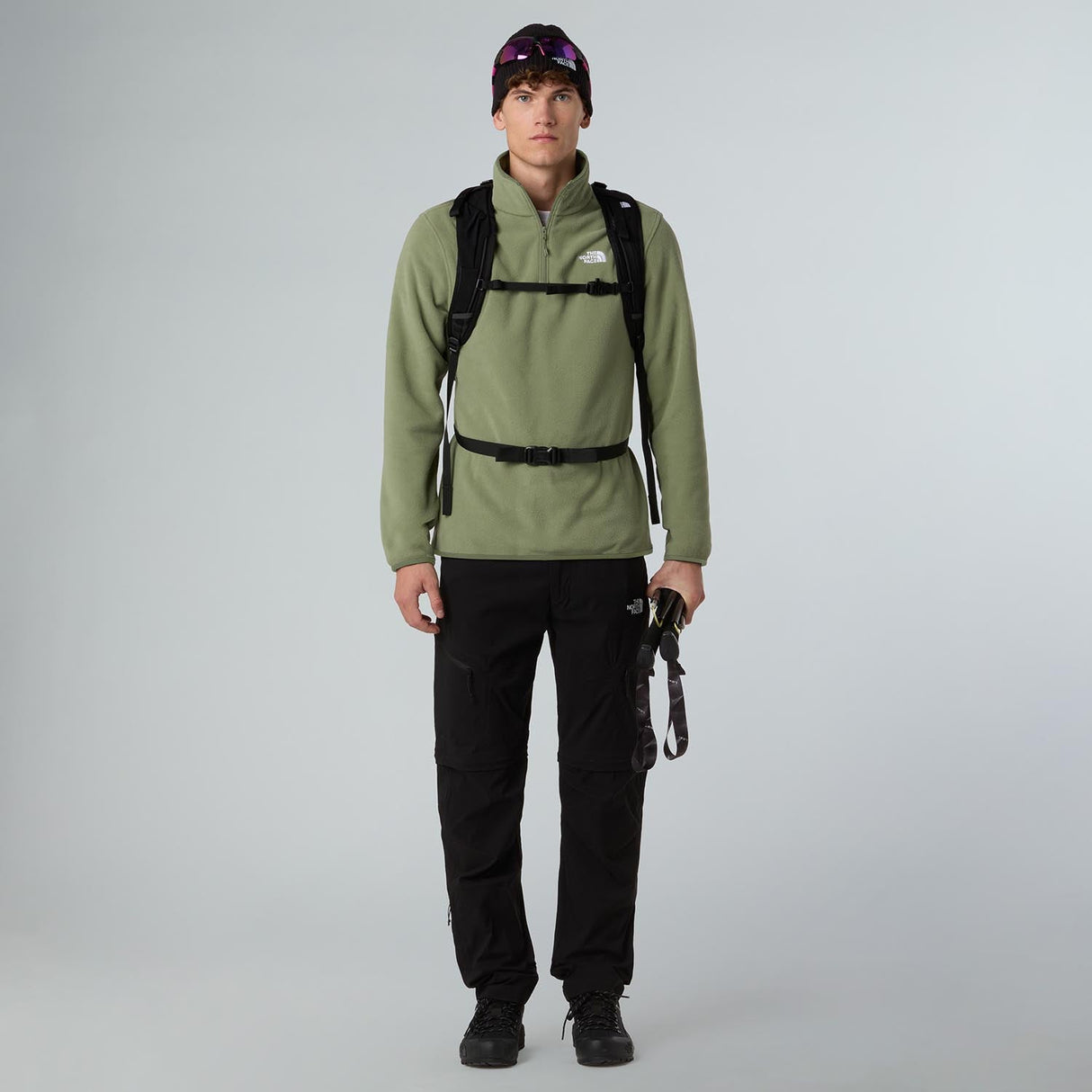 Polar Barbati The North Face M Glacier Fleece 1/4 Zip   Polar Barbati The North Face M Glacier Fleece 1/4 Zip