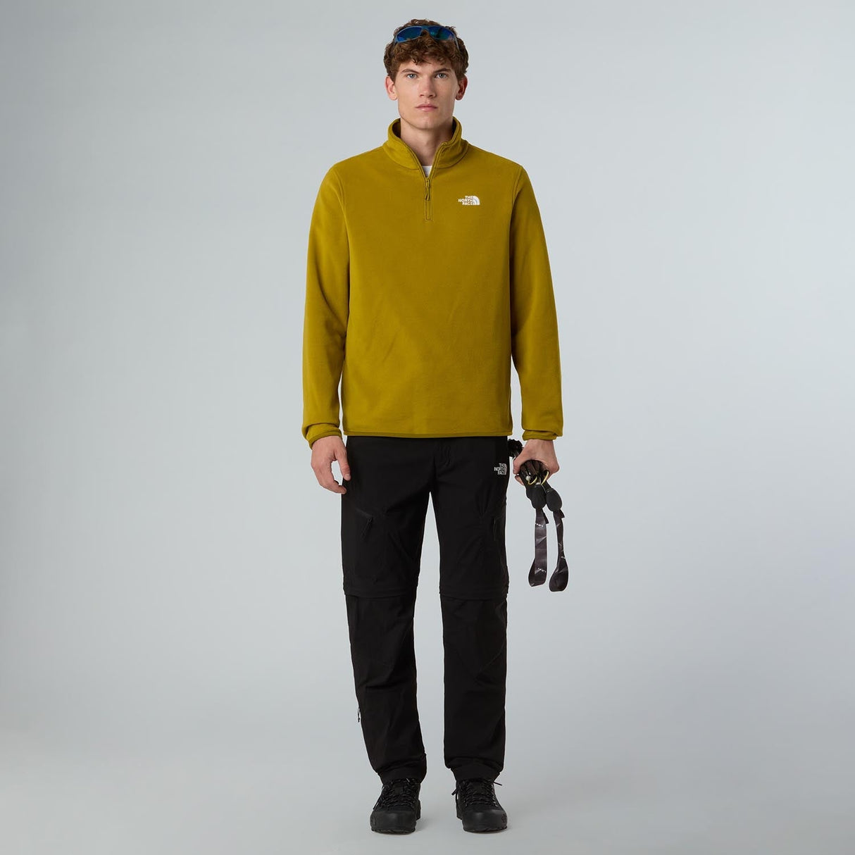 Polar Barbati The North Face M Glacier Fleece 1/4 Zip   Polar Barbati The North Face M Glacier Fleece 1/4 Zip