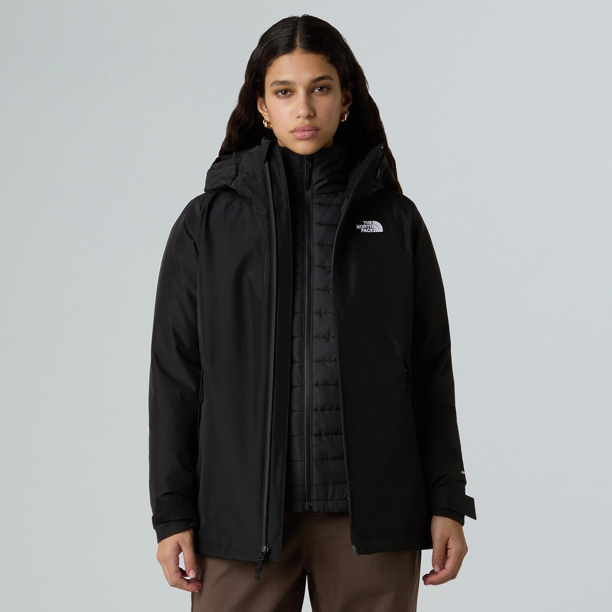Geaca Femei The North Face W Carto Mono Triclimate Hooded Geaca Femei The North Face W Carto Mono Triclimate Hooded