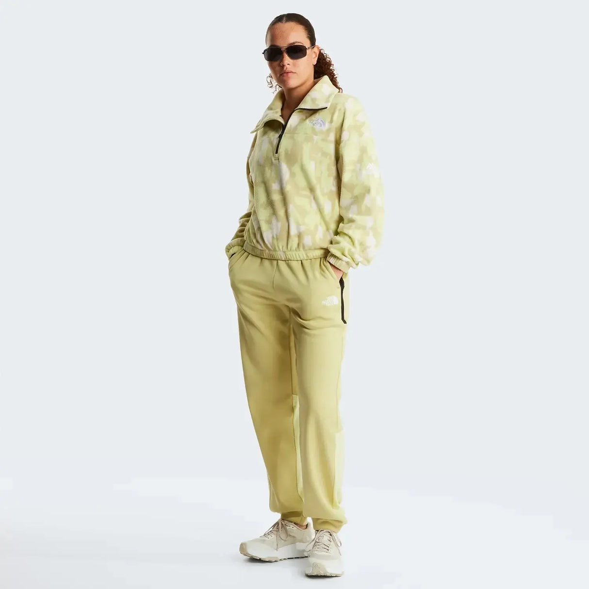 Bluza Femei The North Face W Mountain Athletics Fleece 1/4 Zip Print Bluza Femei The North Face W Mountain Athletics Fleece 1/4 Zip Print