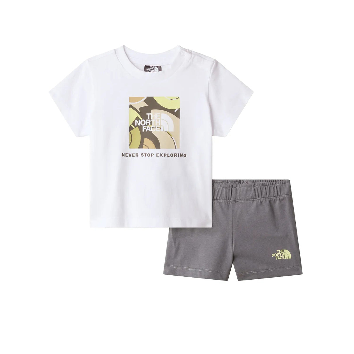 Set Copii Tricou & Pantaloni Scurti The North Face Baby Box NSE Play Regular Cotton Graphic Set Copii Tricou & Pantaloni Scurti The North Face Baby Box NSE Play Regular Cotton Graphic