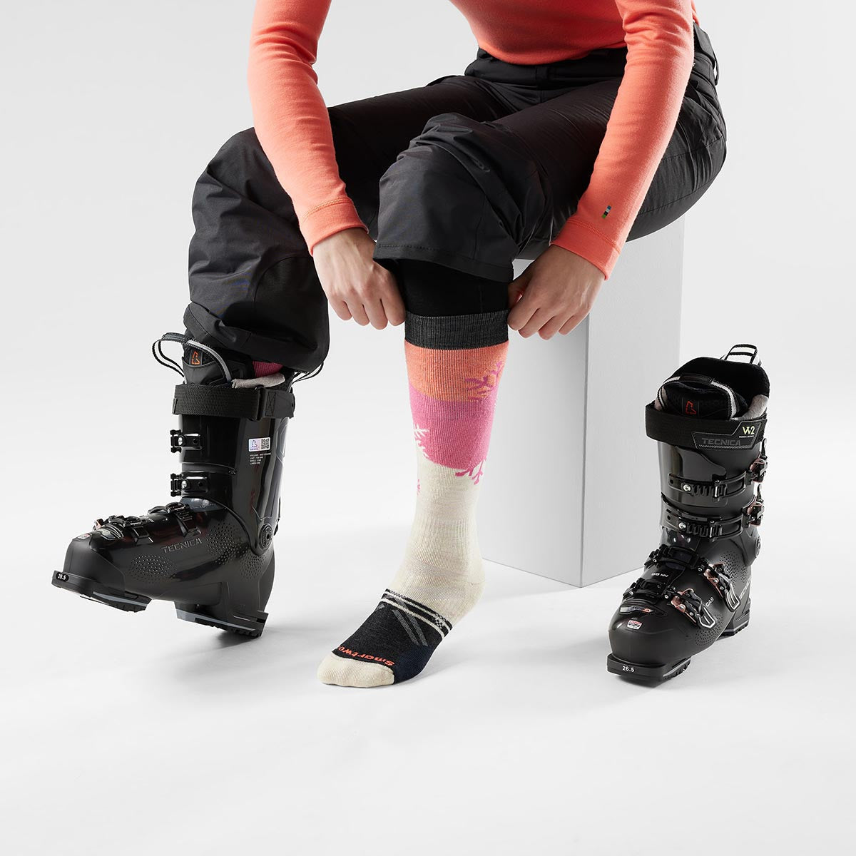 Sosete Femei Smartwool W Ski Full Cushion Snowpocalypse Pattern Otc Sosete Femei Smartwool W Ski Full Cushion Snowpocalypse Pattern Otc