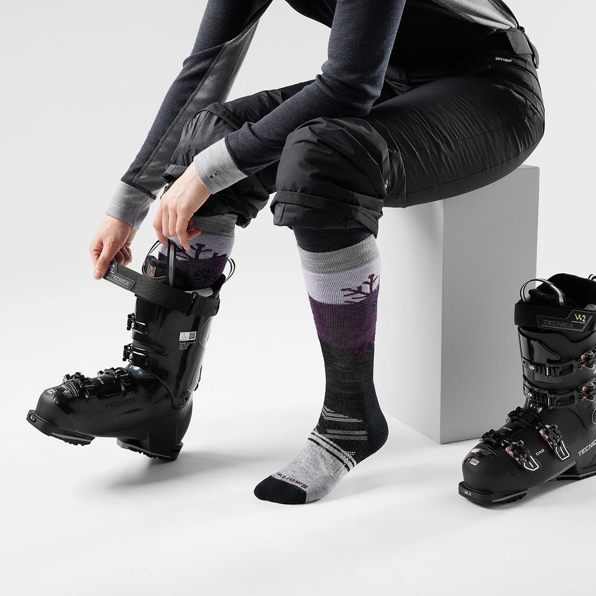 Sosete Femei Smartwool W Ski Full Cushion Snowpocalypse Pattern Otc Sosete Femei Smartwool W Ski Full Cushion Snowpocalypse Pattern Otc