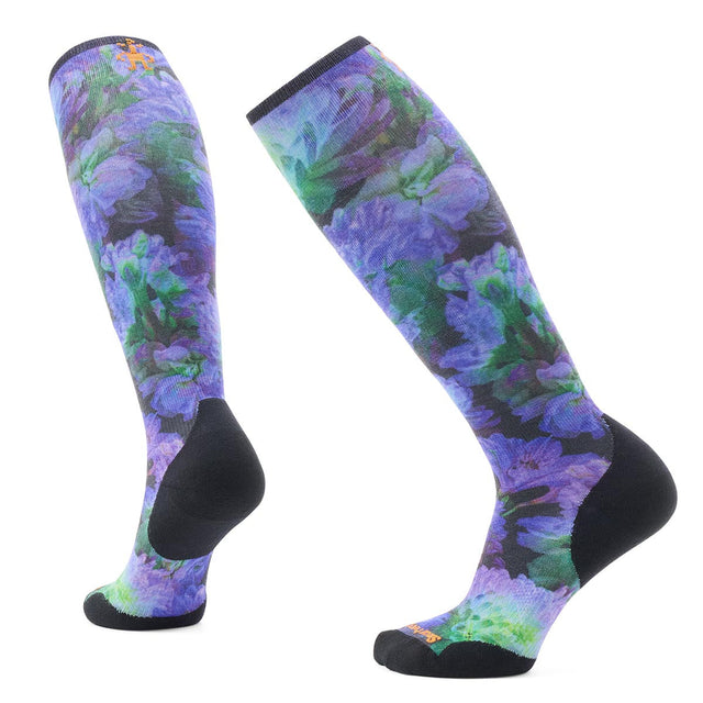 Sosete Schi Femei Smartwool W Ski Targeted Cushion Electric Lotus Print OTC Sosete Schi Femei Smartwool W Ski Targeted Cushion Electric Lotus Print OTC