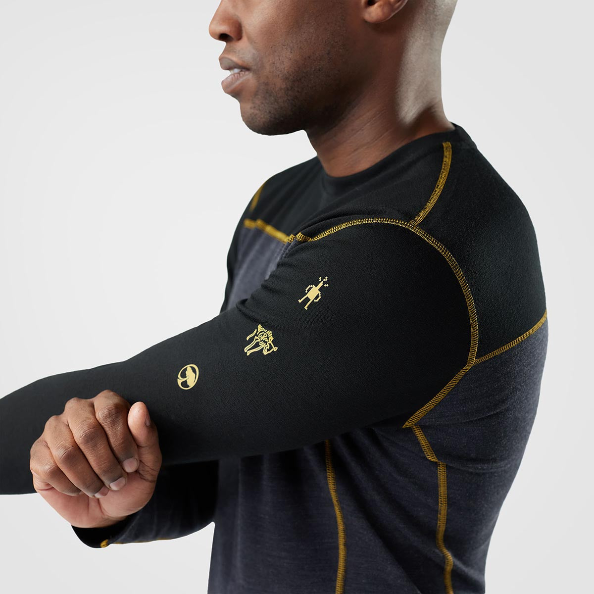 Bluza Corp Barbati Smartwool M Classic Thermal Merino Base Layer Colorblock Crew Bluza Corp Barbati Smartwool M Classic Thermal Merino Base Layer Colorblock Crew