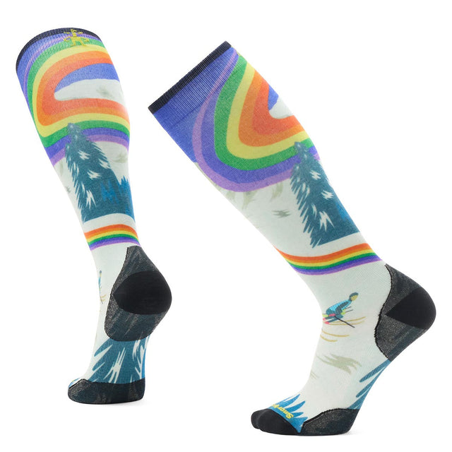 Sosete Schi Unisex Smartwool Ski Zero Cushion Rainbow Trails Print OTC Sosete Schi Unisex Smartwool Ski Zero Cushion Rainbow Trails Print OTC