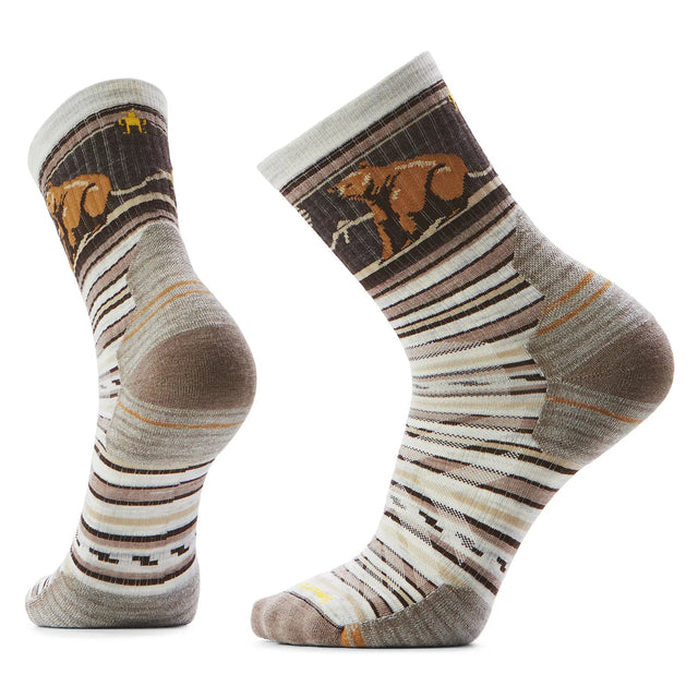 Sosete Unisex Smartwool Hike Targeted Cushion Bear Stripe Mid Crew Sosete Unisex Smartwool Hike Targeted Cushion Bear Stripe Mid Crew