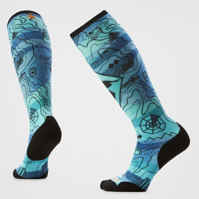 Sosete Schi Femei Smartwool W Ski Targeted Cushion Topo Treasures Print OTC Sosete Schi Femei Smartwool W Ski Targeted Cushion Topo Treasures Print OTC