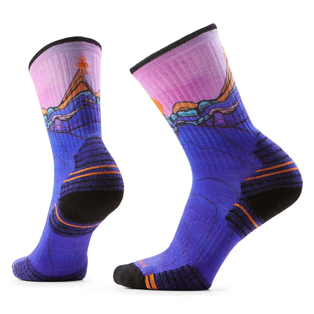 Sosete Femei Smartwool W Hike Targeted Cushion Mountain Sunrise Print Crew Sosete Femei Smartwool W Hike Targeted Cushion Mountain Sunrise Print Crew