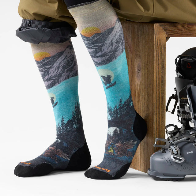 Sosete Schi Unisex Smartwool Ski Targeted Cushion Winter Phase Print OTC Sosete Schi Unisex Smartwool Ski Targeted Cushion Winter Phase Print OTC