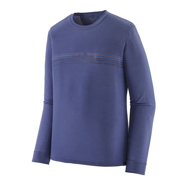 Bluza Barbati Patagonia M Cap Cool Merino Blend Graphic Bluza Barbati Patagonia M Cap Cool Merino Blend Graphic