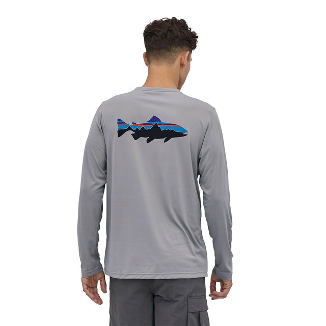 Bluza Barbati Patagonia M Capilene Cool Daily Fish Graphic Bluza Barbati Patagonia M Capilene Cool Daily Fish Graphic
