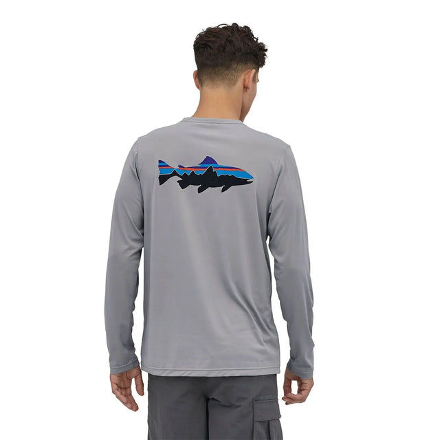 Bluza Barbati Patagonia M Capilene Cool Daily Fish Graphic Bluza Barbati Patagonia M Capilene Cool Daily Fish Graphic