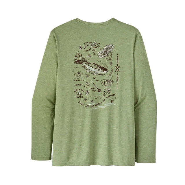 Bluza Barbati Patagonia M Capilene Cool Daily Fish Graphic Bluza Barbati Patagonia M Capilene Cool Daily Fish Graphic