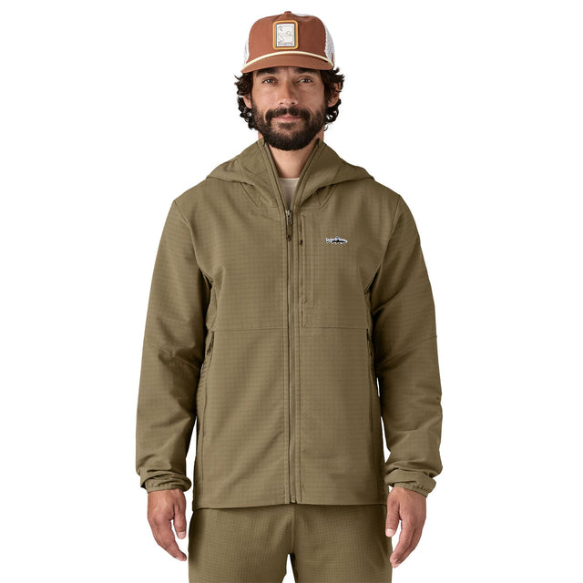 Geaca Barbati Patagonia M R1 Techface Fitz Roy Trout Hoody Geaca Barbati Patagonia M R1 Techface Fitz Roy Trout Hoody