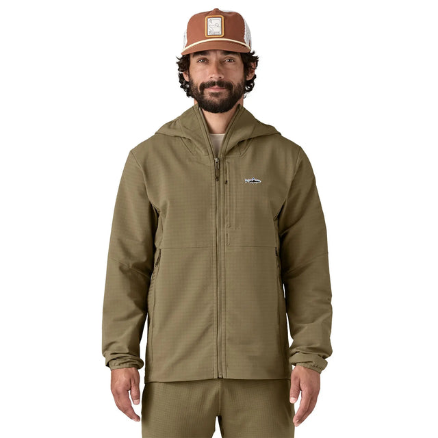 Geaca Barbati Patagonia M R1 Techface Fitz Roy Trout Hoody Geaca Barbati Patagonia M R1 Techface Fitz Roy Trout Hoody