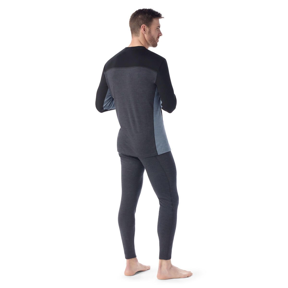 Bluza Corp Barbati Smartwool M Classic Thermal Merino Base Layer Colorblock Crew Bluza Corp Barbati Smartwool M Classic Thermal Merino Base Layer Colorblock Crew
