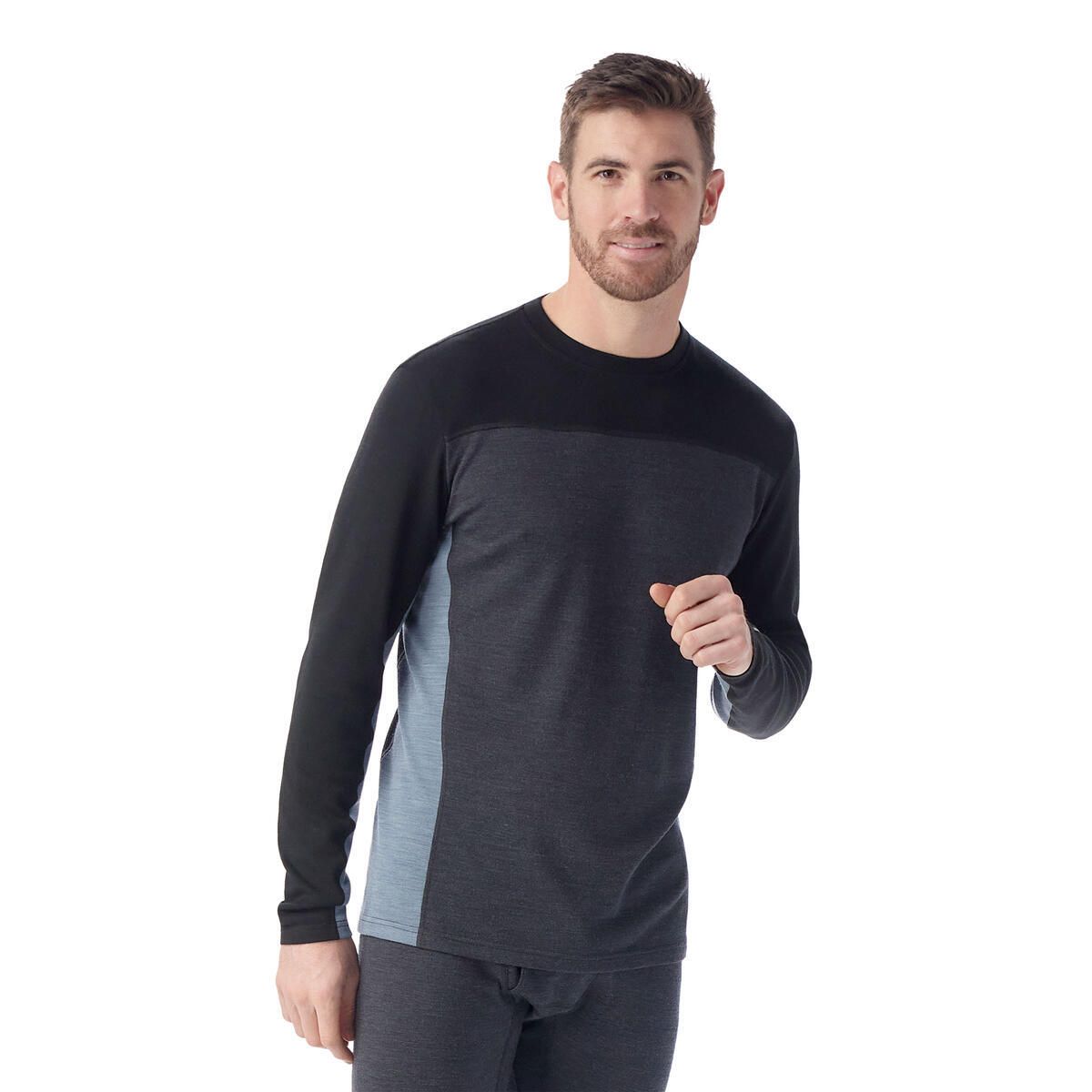Bluza Corp Barbati Smartwool M Classic Thermal Merino Base Layer Colorblock Crew Bluza Corp Barbati Smartwool M Classic Thermal Merino Base Layer Colorblock Crew