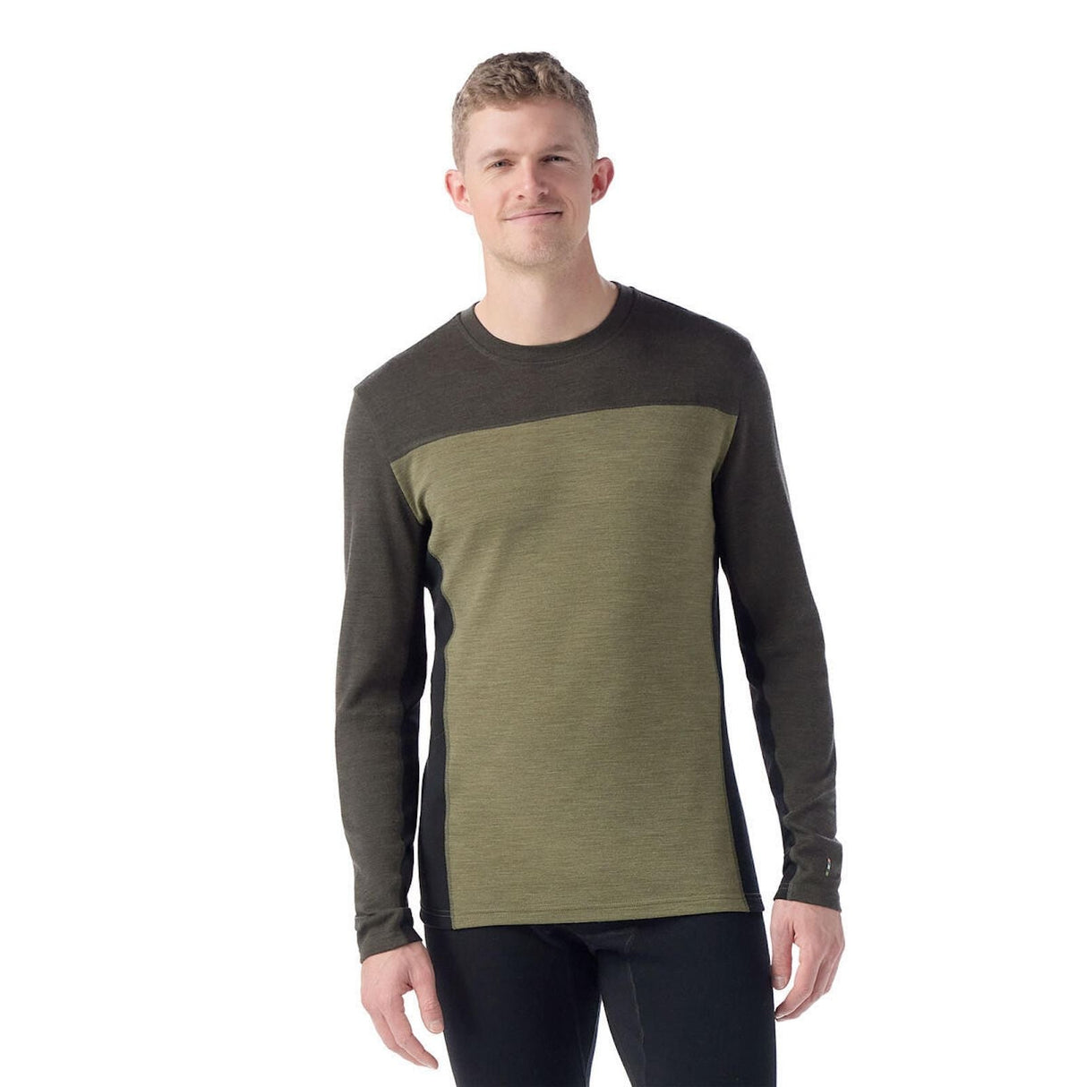 Bluza Corp Barbati Smartwool M Classic Thermal Merino Base Layer Colorblock Crew Bluza Corp Barbati Smartwool M Classic Thermal Merino Base Layer Colorblock Crew